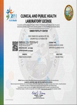 安维纳(Anvino) 合作医疗中心加州临床实验室执照 | Anvino Partner: California Clinical Laboratory License - Certificate