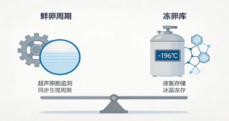 鲜卵捐赠 vs. 冻卵库（Fresh vs. Frozen Donor Eggs）：活产率与临床优劣对比