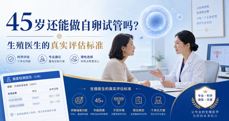 45岁以上还能做自卵试管吗？生殖医生的真实评估标准