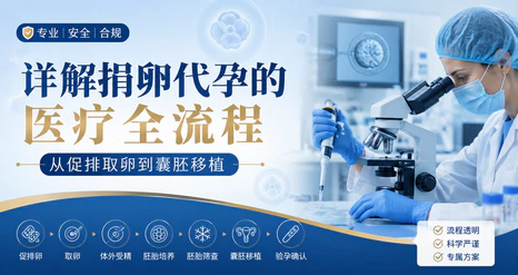 详解捐卵代孕的医疗全流程：从促排取卵到囊胚移植